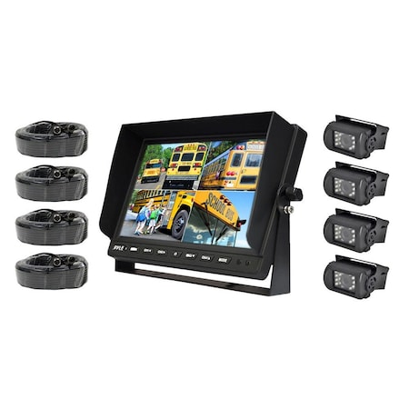 Pyle 10" Quad W. 4 Camera Set PLCMTR104